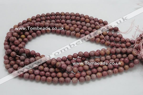 CRC52 15.5 inches 8mm round rhodochrosite gemstone beads wholesale