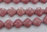 CRC681 15.5 inches 10*10mm diamond rhodochrosite beads wholesale