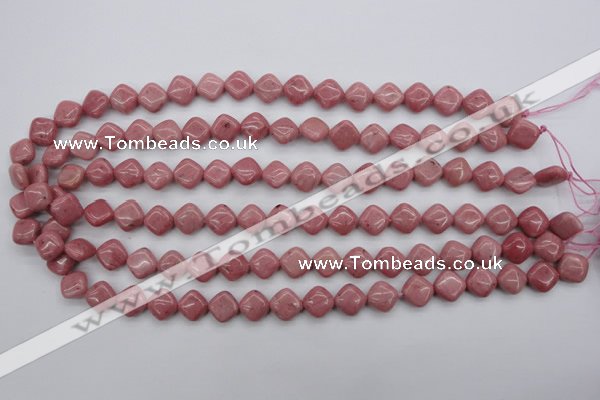 CRC681 15.5 inches 10*10mm diamond rhodochrosite beads wholesale