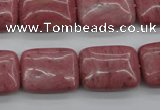 CRC701 15.5 inches 15*20mm rectangle rhodochrosite beads wholesale