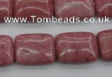 CRC701 15.5 inches 15*20mm rectangle rhodochrosite beads wholesale
