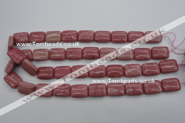 CRC701 15.5 inches 15*20mm rectangle rhodochrosite beads wholesale