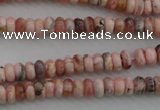 CRC750 15.5 inches 2.5*4mm rondelle rhodochrosite beads wholesale