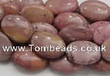 CRC77 15.5 inches 12*18mm oval rhodochrosite gemstone beads