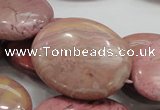 CRC79 15.5 inches 30*40mm oval rhodochrosite gemstone beads