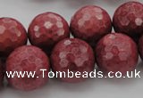 CRC806 15.5 inches 16mm faceted round Brazilian rhodochrosite beads