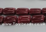 CRC821 15.5 inches 10*14mm rectangle Brazilian rhodochrosite beads