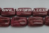 CRC823 15.5 inches 13*18mm rectangle Brazilian rhodochrosite beads