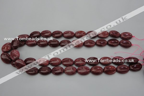 CRC831 15.5 inches 10*14mm oval Brazilian rhodochrosite beads