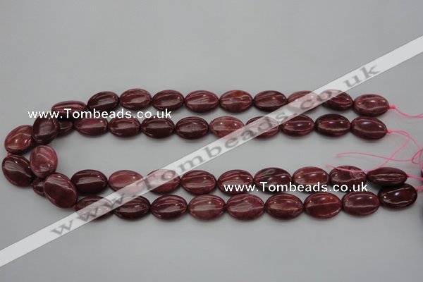 CRC833 15.5 inches 13*18mm oval Brazilian rhodochrosite beads