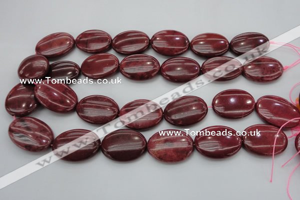 CRC836 15.5 inches 22*30mm oval Brazilian rhodochrosite beads