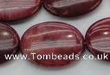 CRC837 15.5 inches 30*40mm oval Brazilian rhodochrosite beads