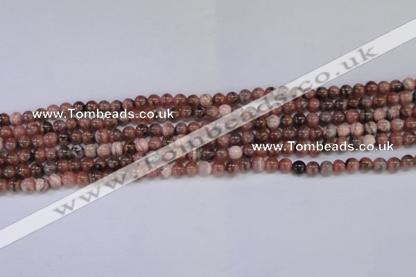 CRC912 15.5 inches 5mm round natural rhodochrosite beads