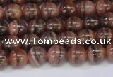 CRC914 15.5 inches 7mm round natural rhodochrosite beads