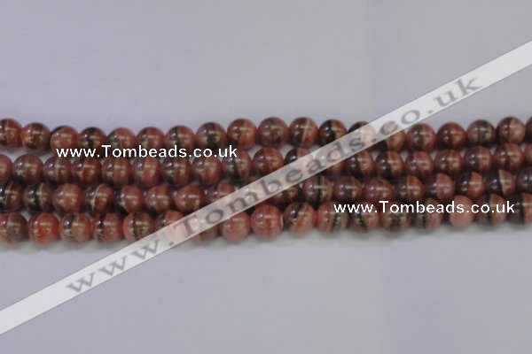 CRC916 15.5 inches 9mm round natural rhodochrosite beads