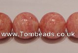 CRC92 16 inches 18mm round grade AA argentina rhodochrosite beads