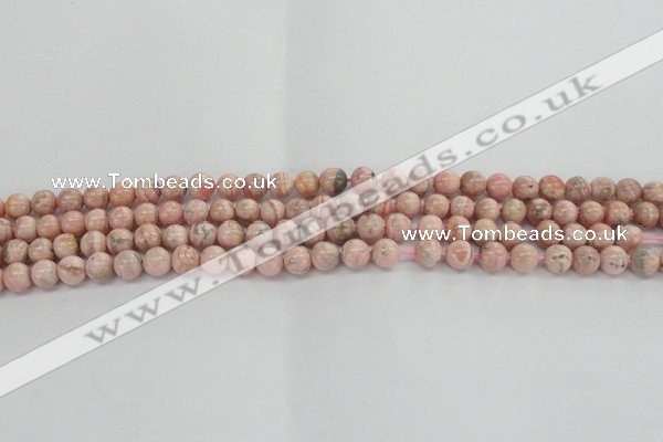 CRC921 15.5 inches 6mm round natural rhodochrosite beads