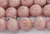 CRC923 15.5 inches 10mm round natural rhodochrosite beads