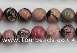 CRD03 15.5 inches 10mm round natural rhodonite gemstone beads