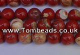 CRE301 15.5 inches 6mm round red jasper beads wholesale