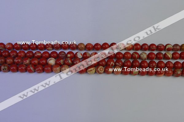 CRE301 15.5 inches 6mm round red jasper beads wholesale