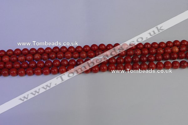 CRE310 15.5 inches 4mm round red jasper beads wholesale