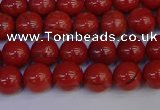 CRE311 15.5 inches 6mm round red jasper beads wholesale