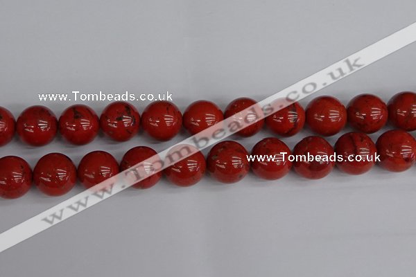 CRE317 15.5 inches 18mm round red jasper beads wholesale