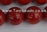 CRE318 15.5 inches 20mm round red jasper beads wholesale