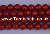 CRE320 15.5 inches 4mm round red jasper beads wholesale