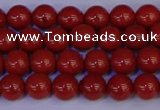 CRE321 15.5 inches 6mm round red jasper beads wholesale