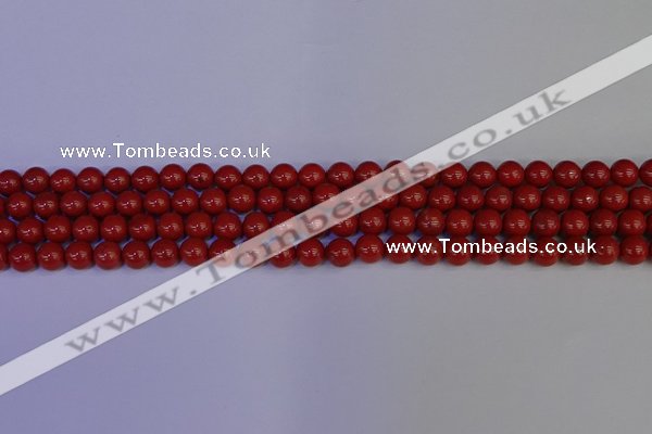 CRE321 15.5 inches 6mm round red jasper beads wholesale