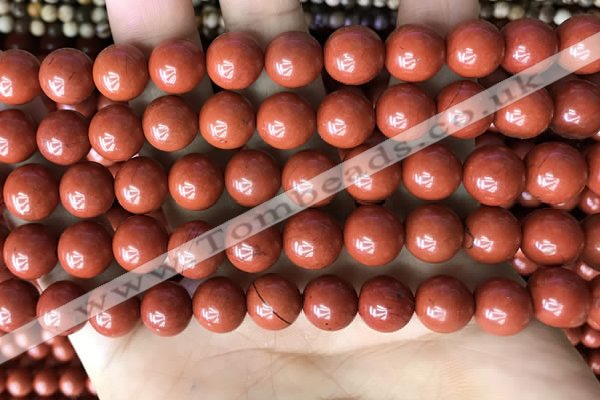 CRE353 15.5 inches 10mm round red jasper beads wholesale