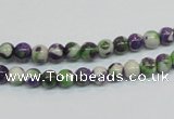 CRF01 15.5 inches 4mm round dyed rain flower stone beads wholesale