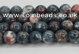 CRF329 15.5 inches 6mm round dyed rain flower stone beads wholesale