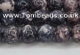 CRF338 15.5 inches 10mm round dyed rain flower stone beads wholesale