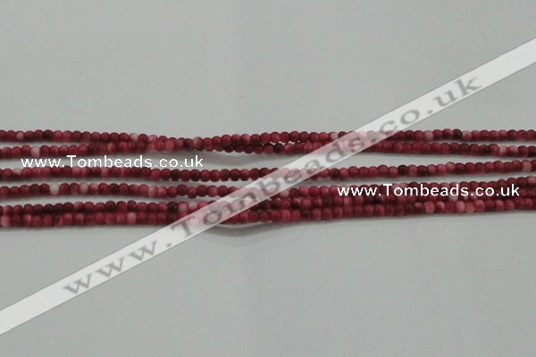 CRF427 15.5 inches 2mm round dyed rain flower stone beads wholesale