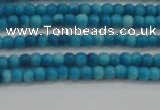 CRF428 15.5 inches 2mm round dyed rain flower stone beads wholesale