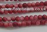 CRF438 15.5 inches 3mm round dyed rain flower stone beads wholesale