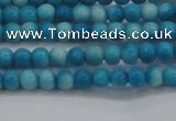 CRF440 15.5 inches 3mm round dyed rain flower stone beads wholesale