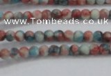 CRF450 15.5 inches 3mm round dyed rain flower stone beads wholesale