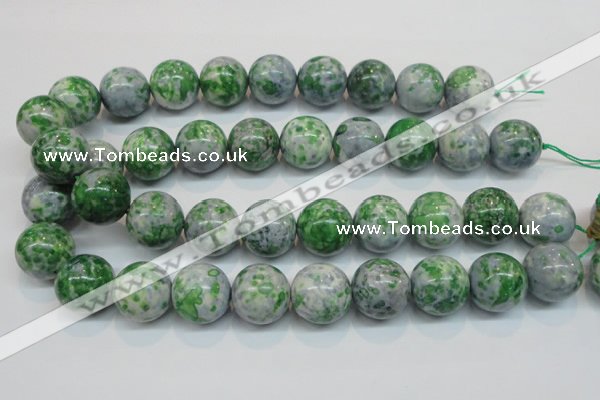 CRF50 15.5 inches 20mm round dyed rain flower stone beads wholesale