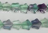 CRG04 15.5 inches 12*12mm star fluorite gemstone beads wholesale