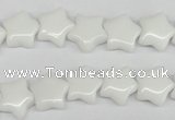 CRG06 15.5 inches 12*12mm star white agate gemstone beads wholesale