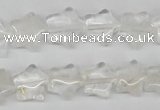 CRG08 15.5 inches 12*12mm star white crystal gemstone beads wholesale