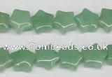 CRG10 15.5 inches 12*12mm star green aventurine gemstone beads