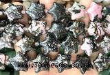 CRG103 15 inches 20mm star rhodonite gemstone beads wholesale
