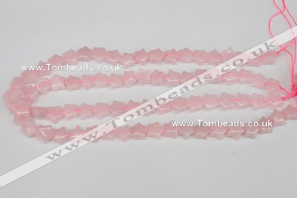 CRG11 15.5 inches 12*12mm star rose quartz gemstone beads wholesale