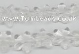 CRG14 15.5 inches 16*16mm star white crystal gemstone beads