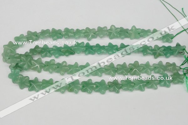 CRG15 15.5 inches 16*16mm star green aventurine gemstone beads